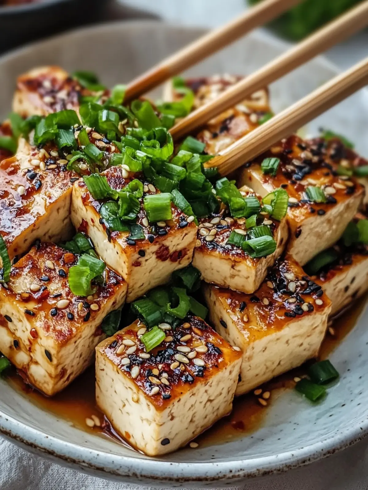 Knoblauch-Soja-Glasierte Tofu-Spieße für dein Grillvergnügen 5 Knoblauch-Soja-Glasierte Tofu-Spieße