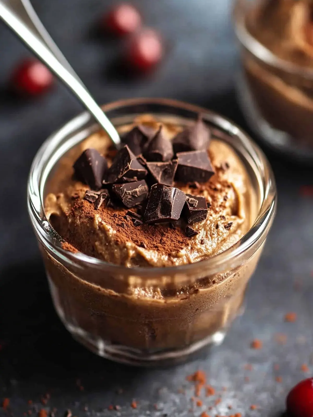 Schnelle 10-Minuten Low Carb Schokoladen-Hüttenkäse-Mousse 5 10-Minuten Low Carb Schokoladen-Hüttenkäse-Mousse