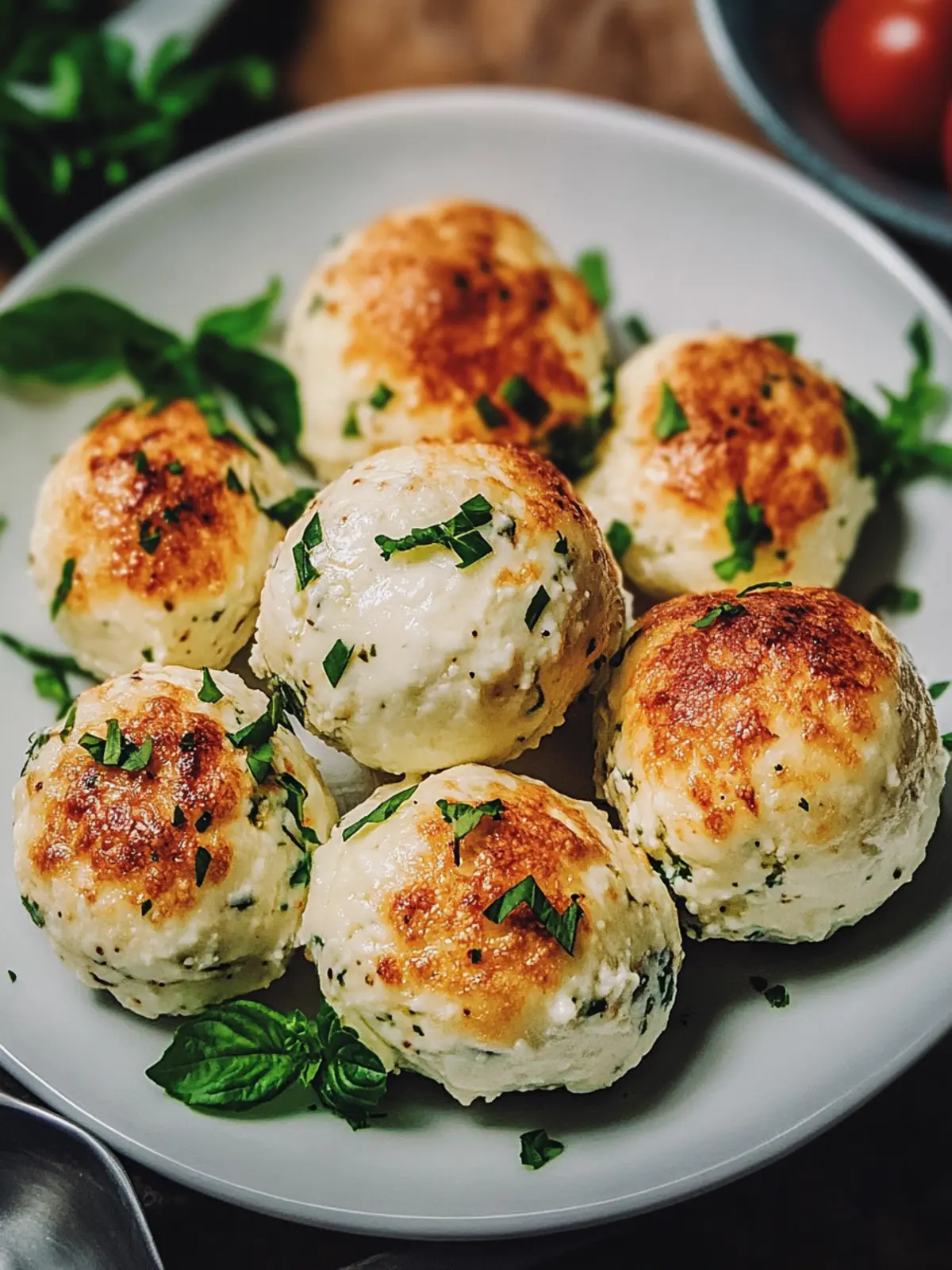 Blumenkohl-Mozzarella-Bällchen: Knusprige Snack-Genüsse! 3 Blumenkohl-Mozzarella-Bällchen