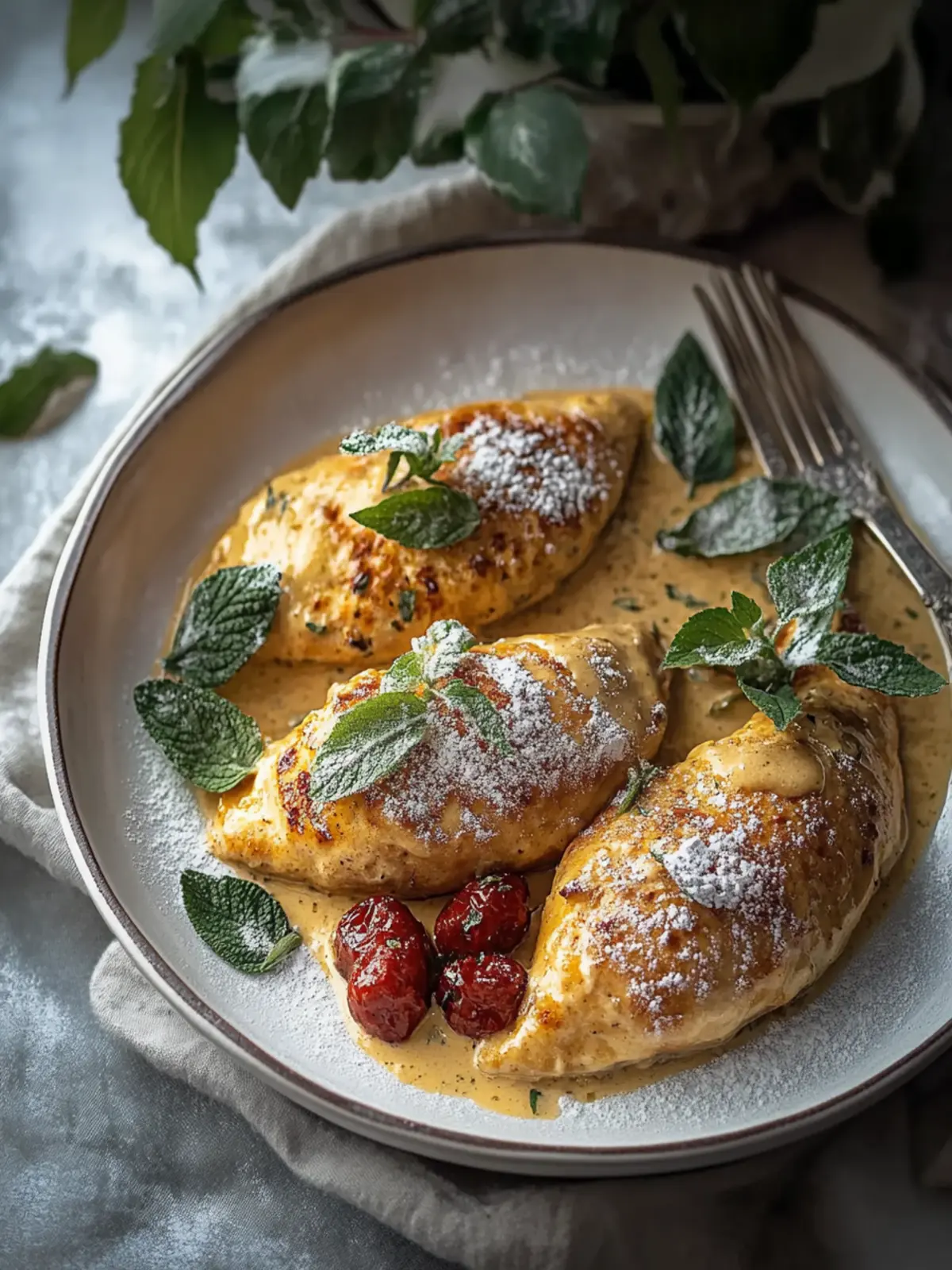 Toskanisches Sahne Hähnchen