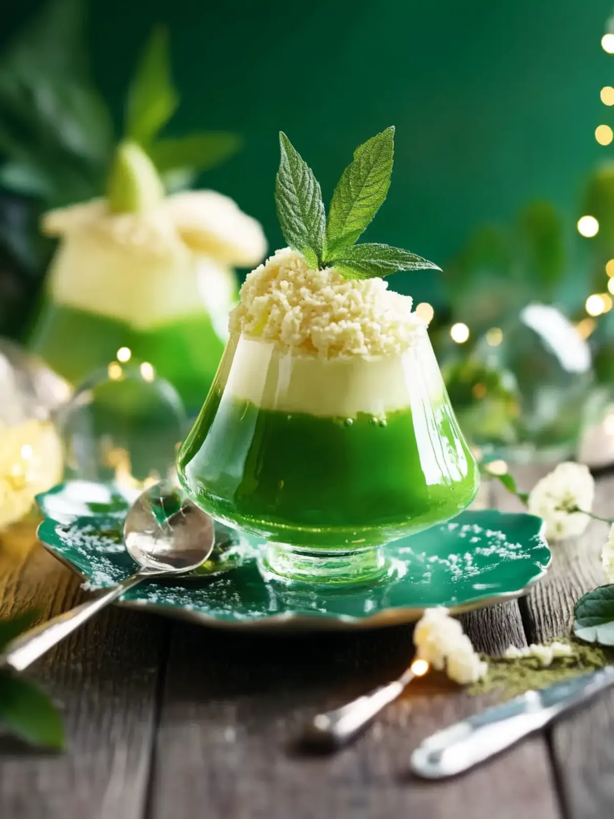 Waldmeister-Wackelpudding