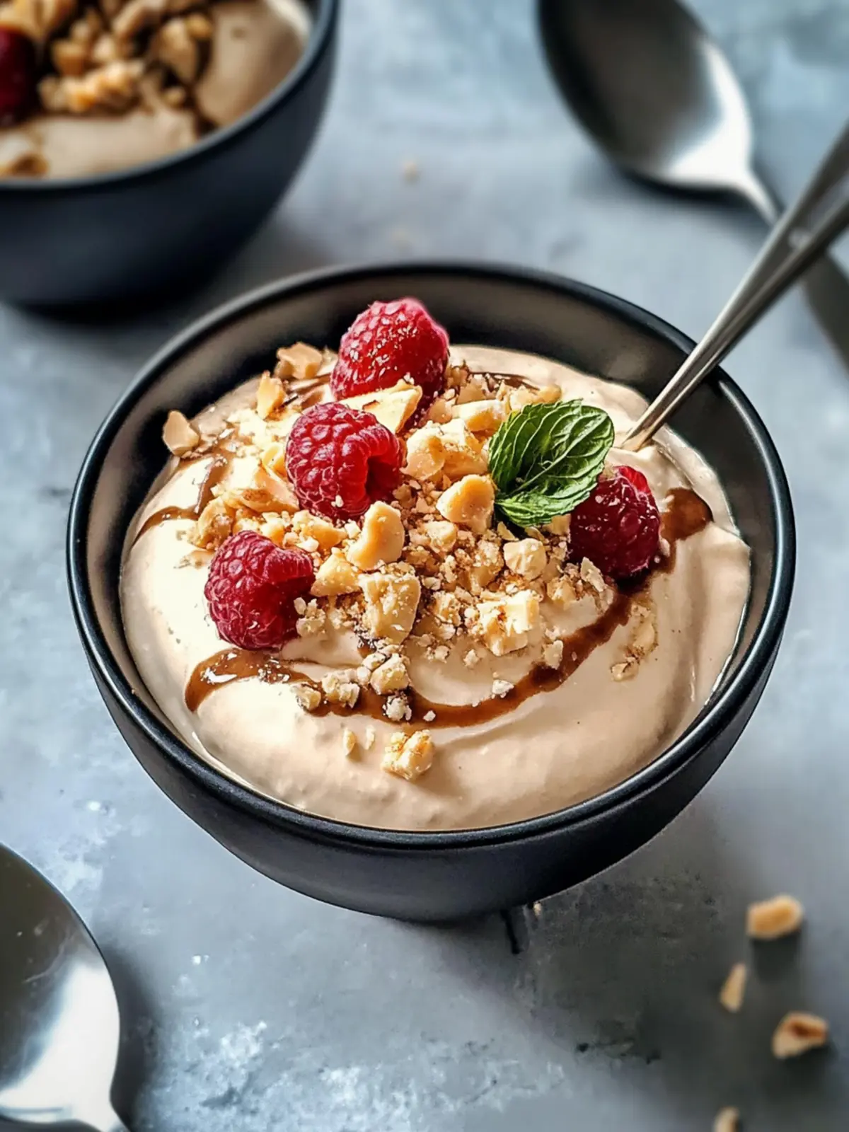 Hüttenkäse Erdnussbutter Mousse in 5 Minuten – Der perfekte Snack 4 Hüttenkäse Erdnussbutter Mousse in 5 Minuten