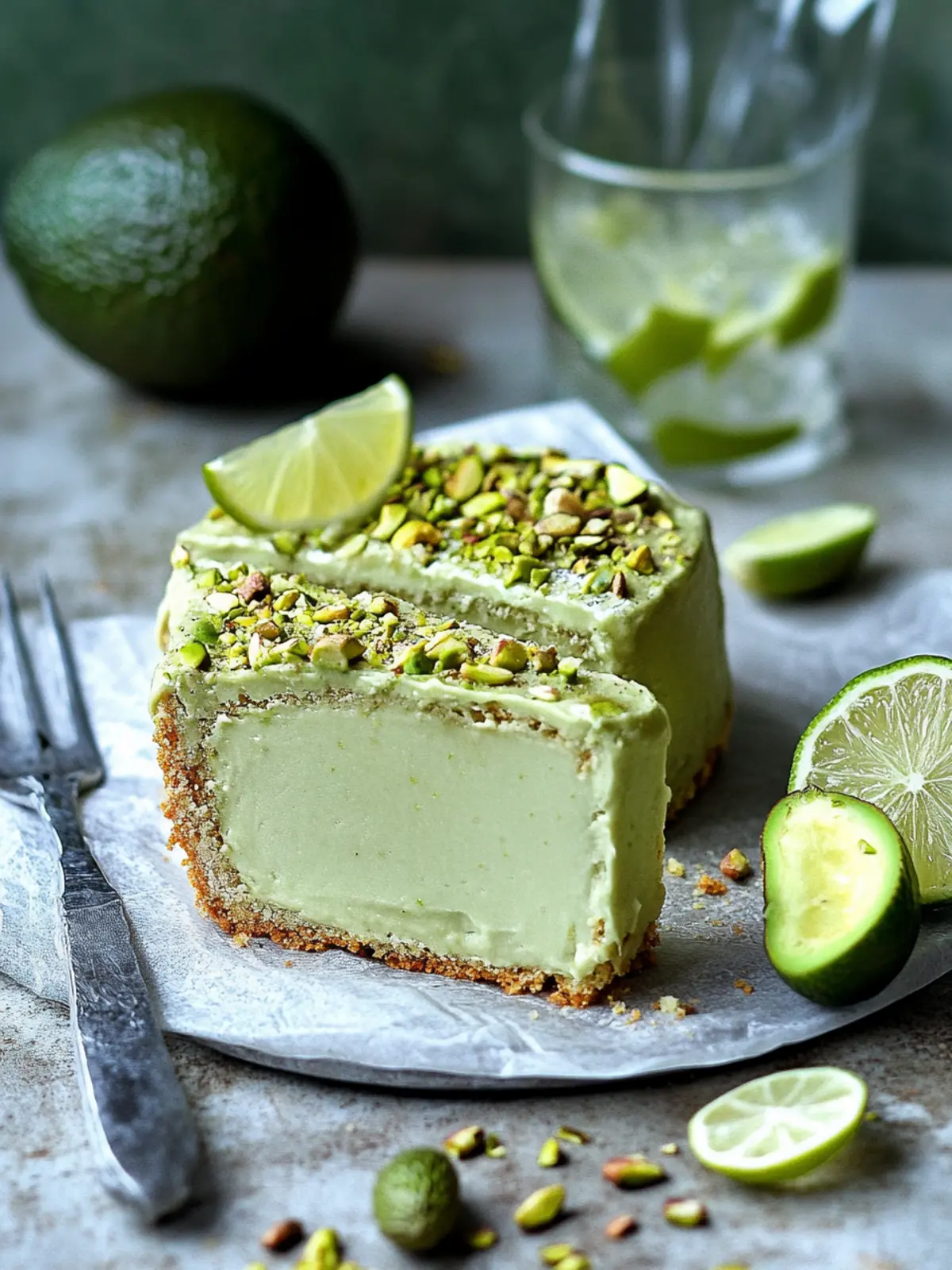 Avocadokuchen mit Limettenguss und Pistazien für fröhliche Gaumen 5 Avocadokuchen mit Limettenguss und Pistazien