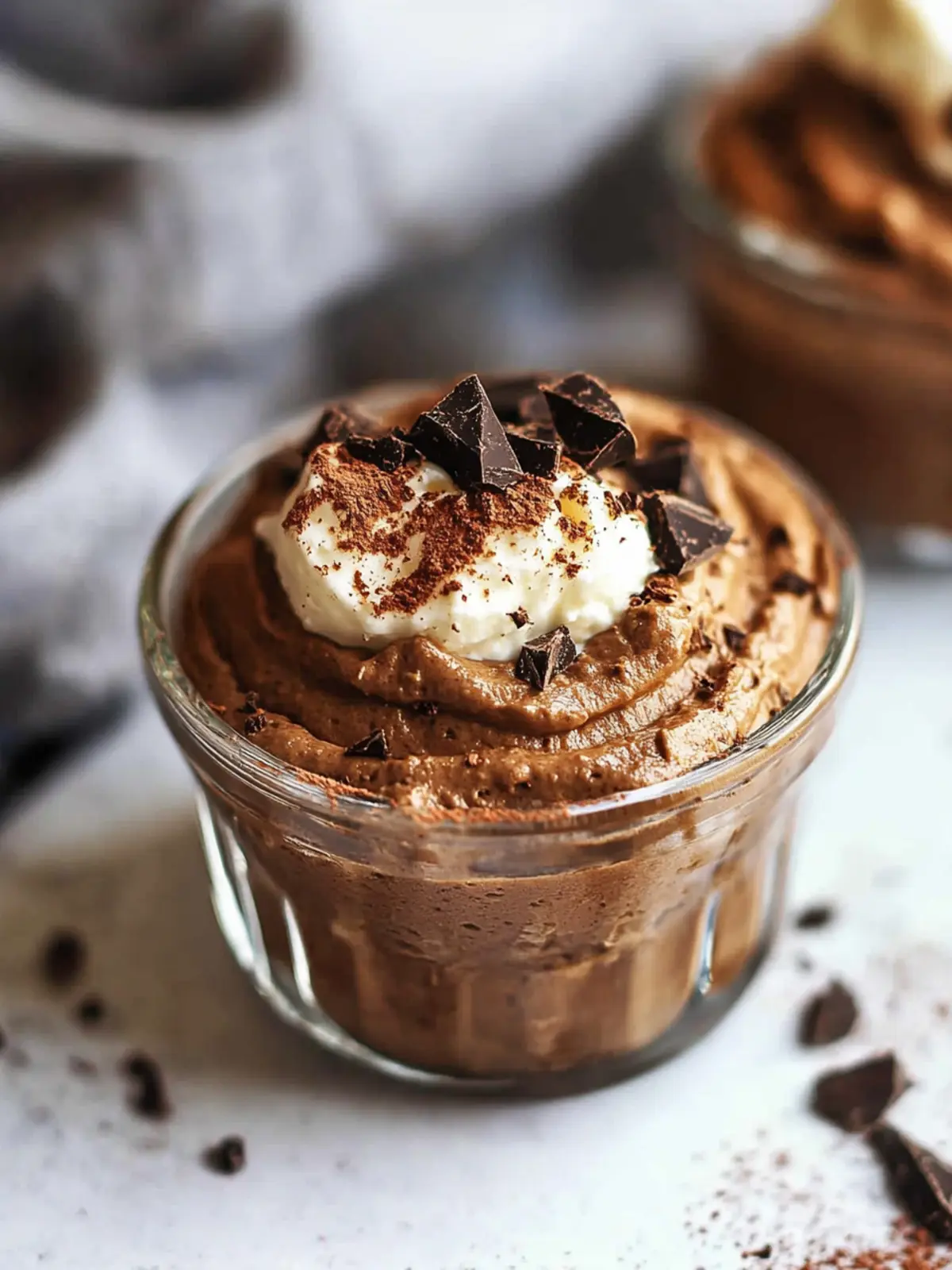 Schnelle 10-Minuten Low Carb Schokoladen-Hüttenkäse-Mousse 3 10-Minuten Low Carb Schokoladen-Hüttenkäse-Mousse