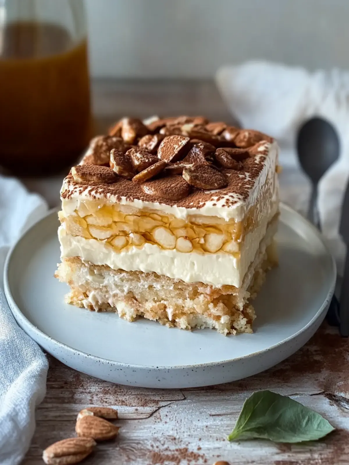 Bienenstich Tiramisu – Cremiger Genuss ohne Kaffee 4 Bienenstich Tiramisu