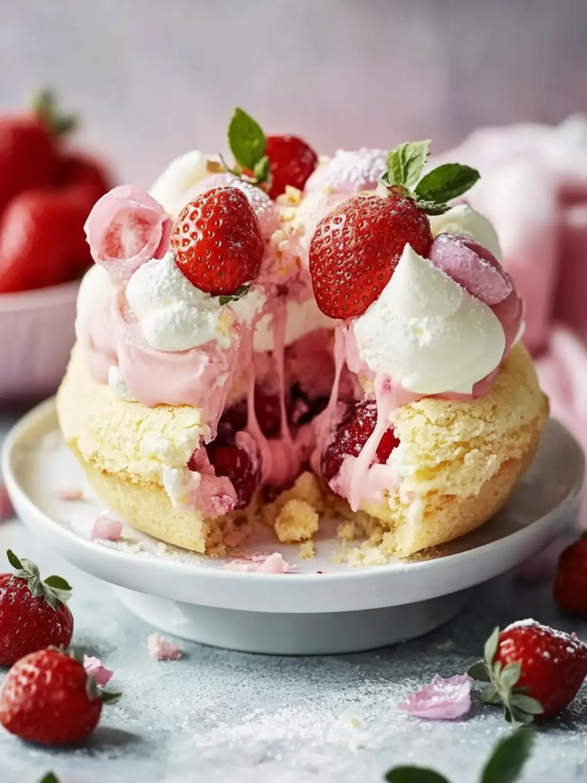 Erdbeer-Sahnetorte Osterei Bomben: Frühlingsfreude zum Genießen 3 Erdbeer-Sahnetorte Osterei Bomben