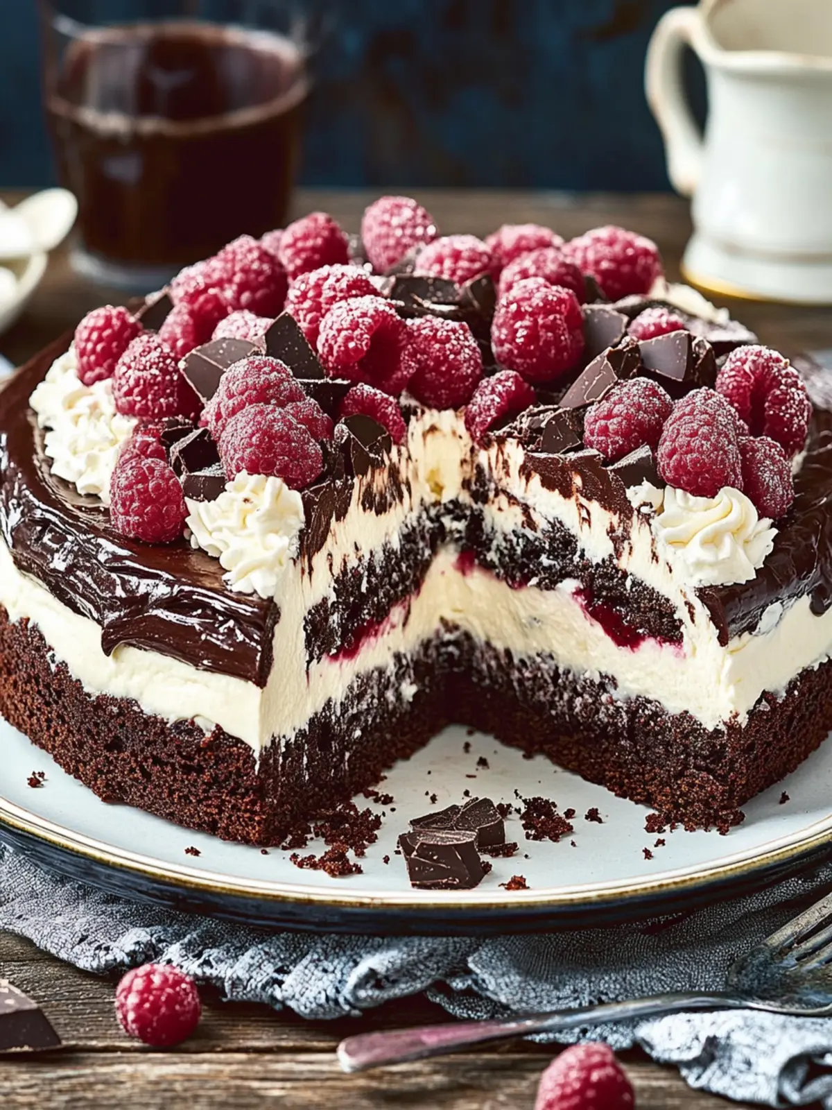 Himbeer-Schoko-Torte: Der perfekte Genuss für Schokoladenfans 4 Himbeer-Schoko-Torte