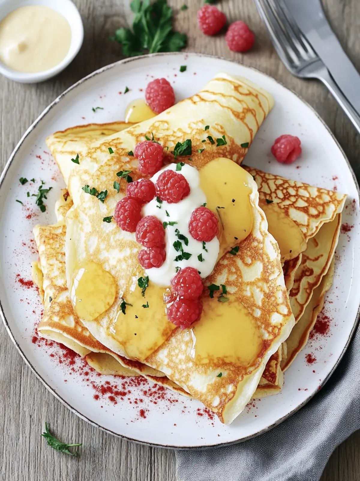 Herzhafte Frühstückscrepes mit Spinat und Käse genießen 3 Herzhafte Frühstückscrepes