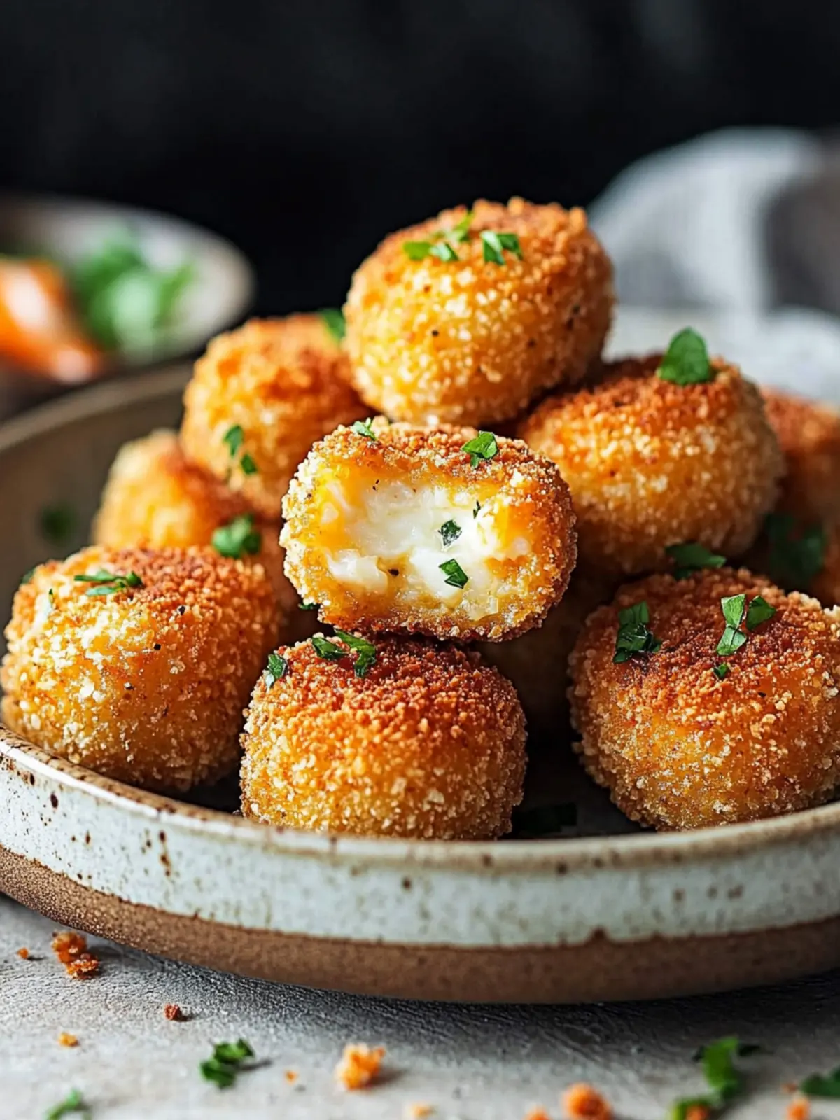 Köstliche Brokkoli-Nuggets mit Käse und Haferflocken für jedes Kind 4 Brokkoli-Nuggets mit Käse und Haferflocken