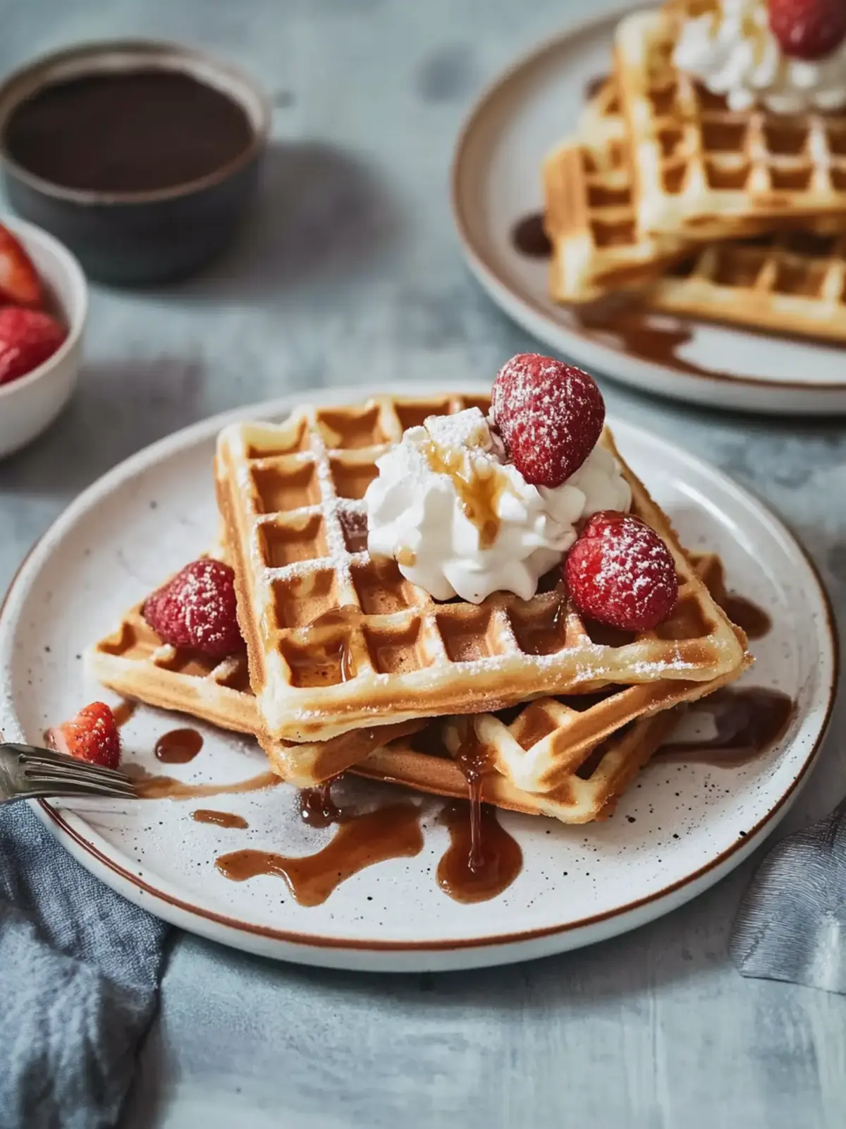 Fluffige Brüsseler Waffeln – Der perfekte Genuss für Zuhause 3 Brüsseler Waffeln