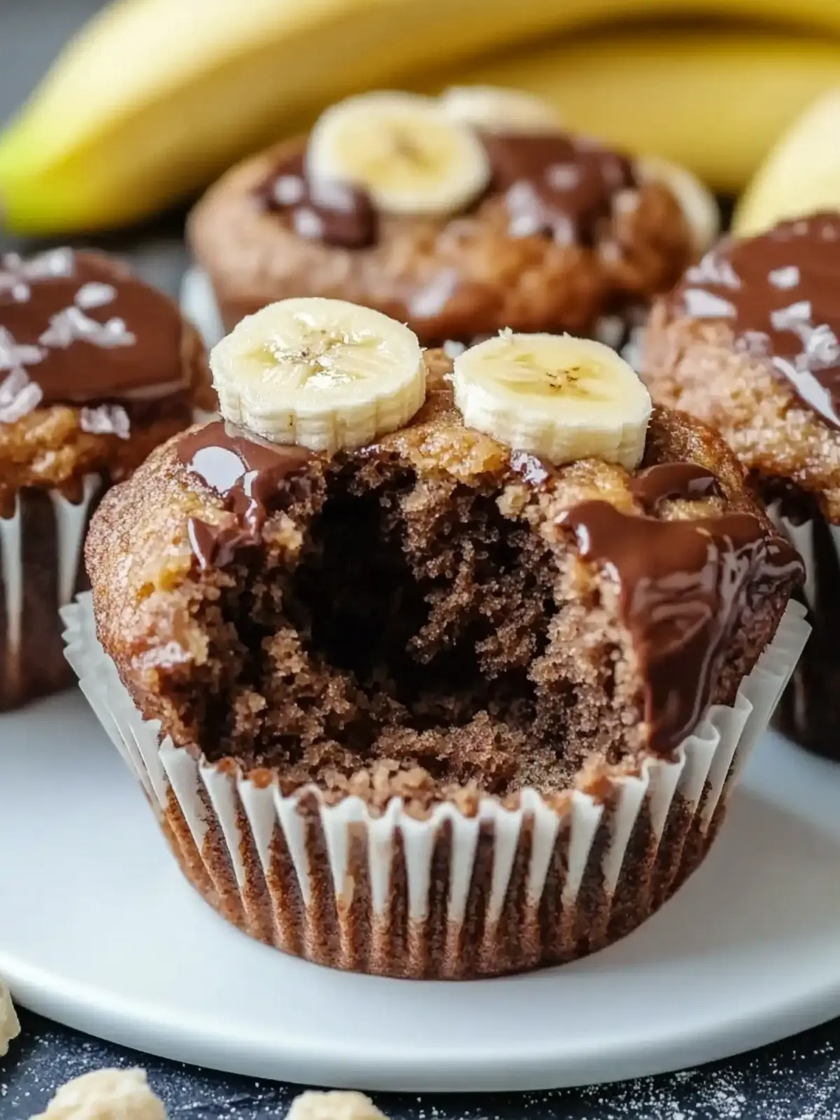 Nutella Bananen Muffins: Saftig, schnell gebacken und unwiderstehlich 5 Nutella Bananen Muffins