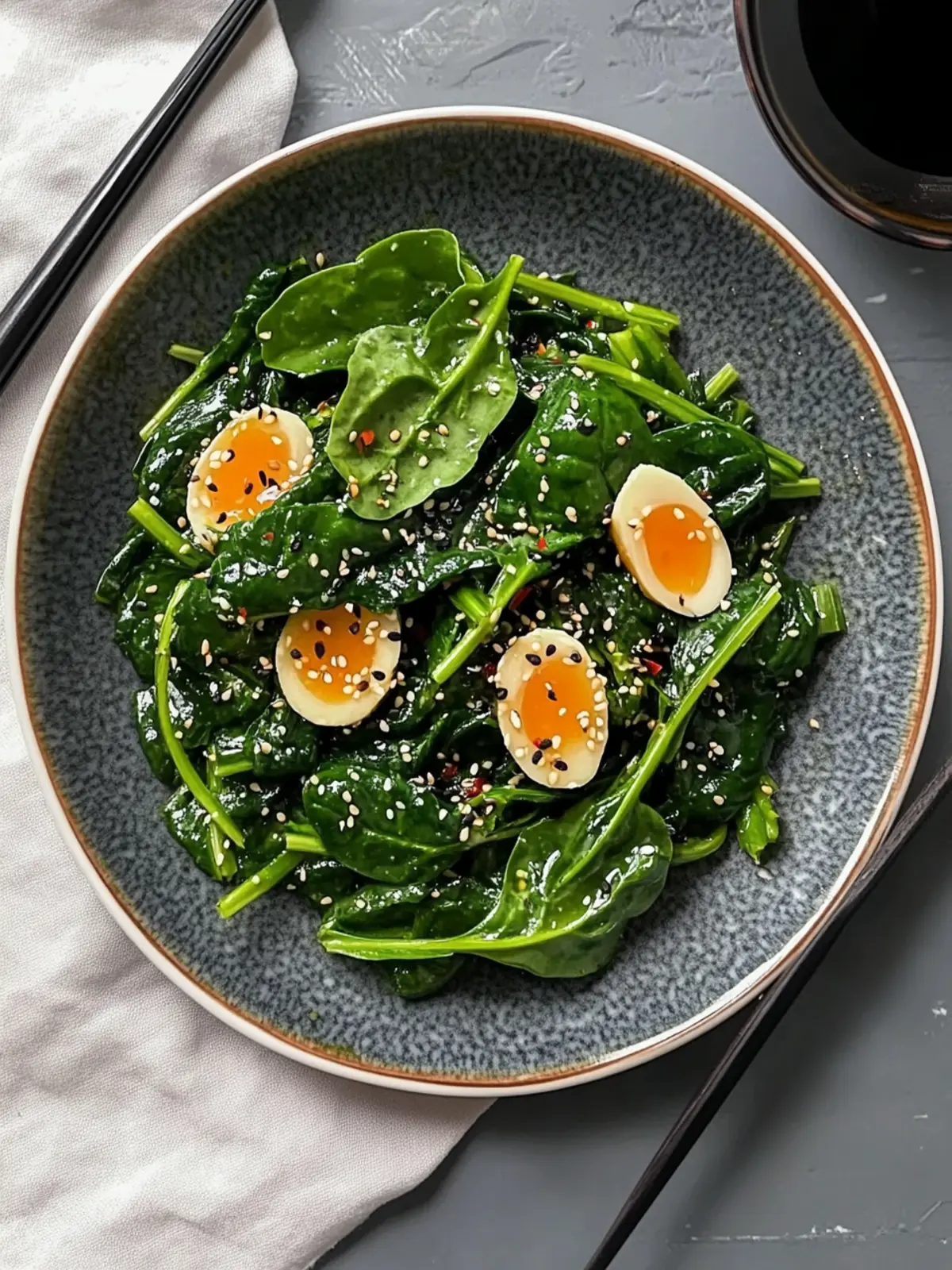 Frischer Koreanischer Spinatsalat in nur 15 Minuten genießen 3 Koreanischer Spinatsalat