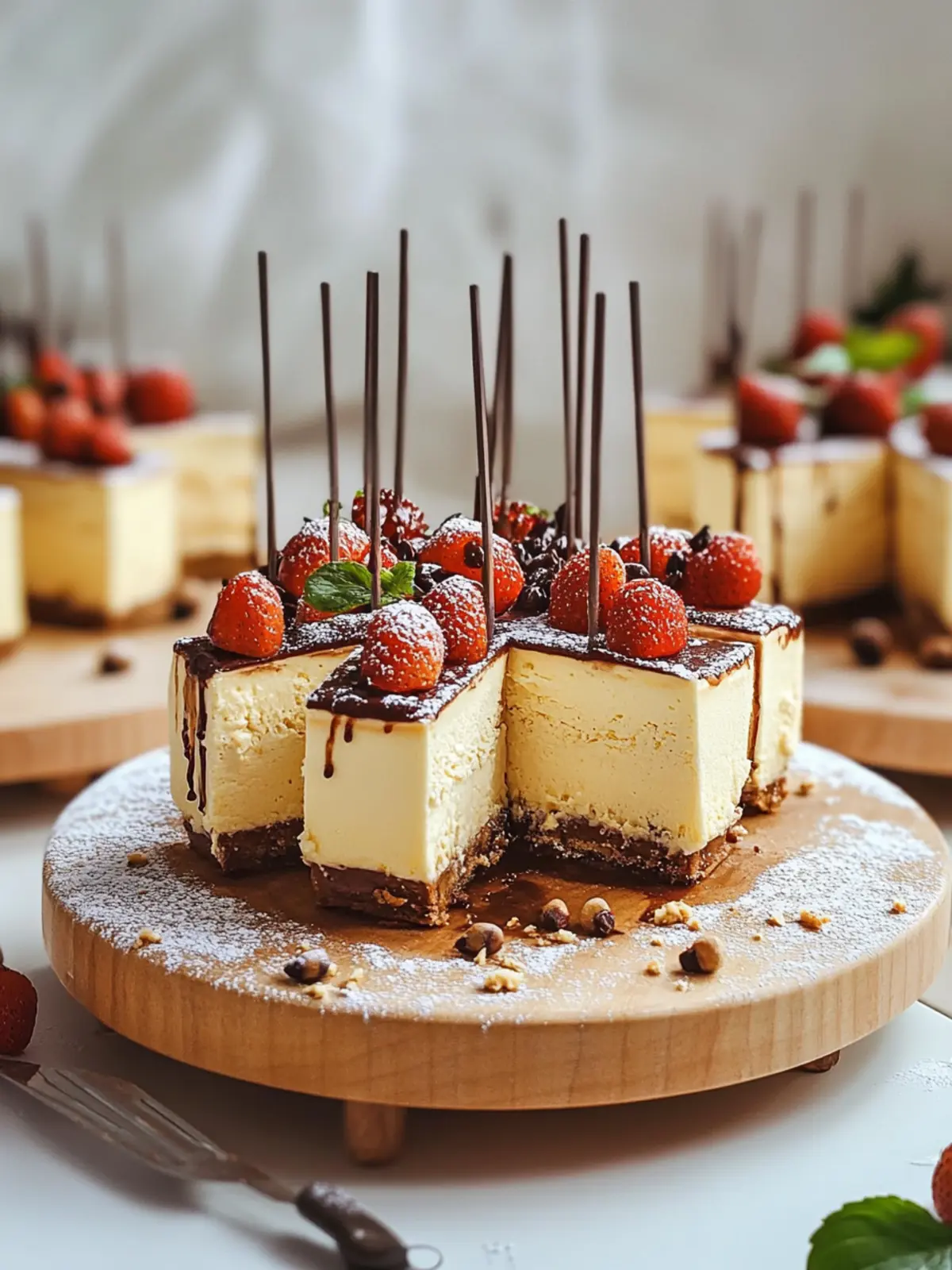 Käsekuchen-Happen: Köstliche Mini-Genüsse für jede Feier 3 Käsekuchen-Happen