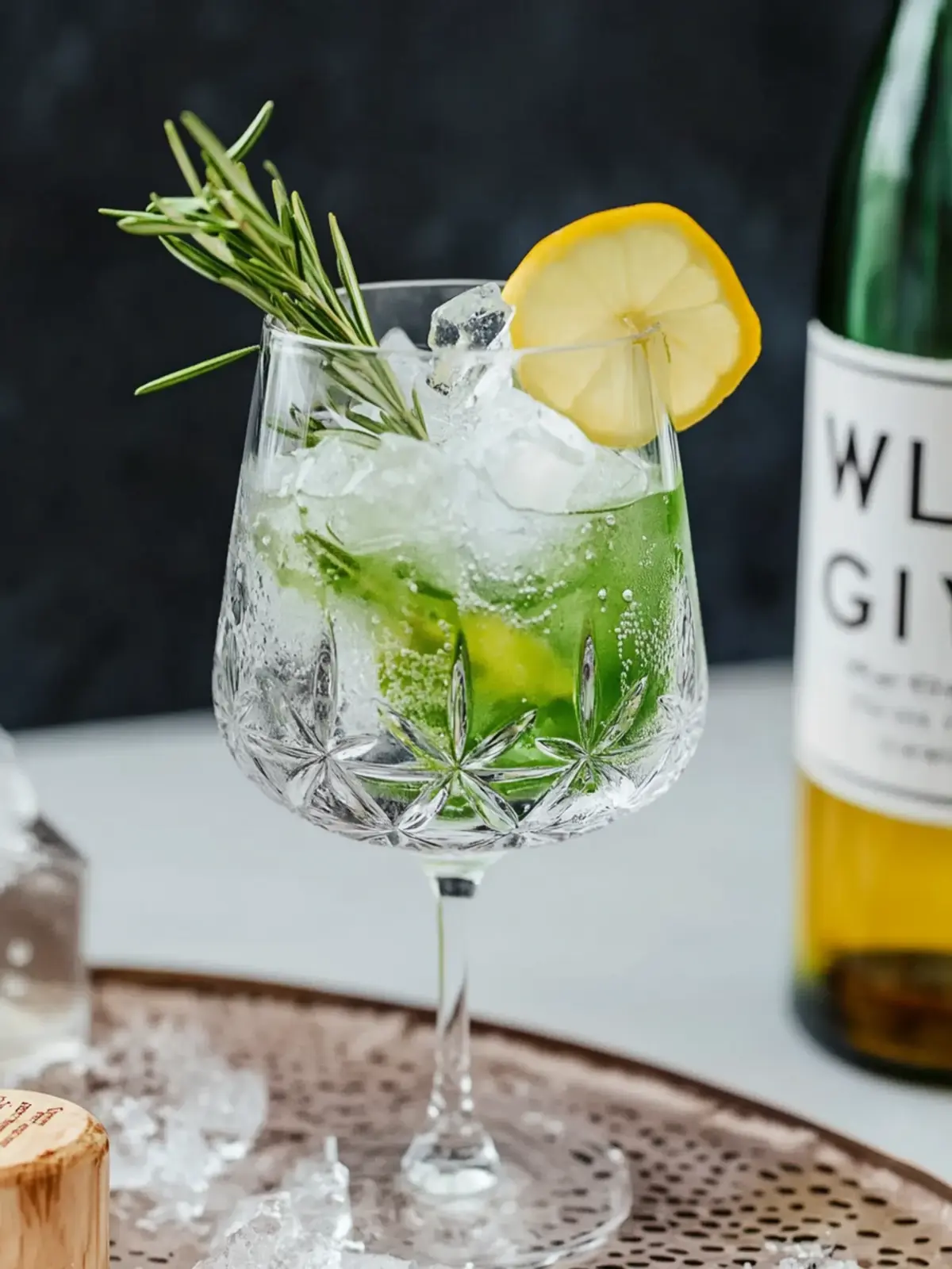 Erfrischender Waldmeister Gin Tonic für warme Sommerabende 2 Waldmeister Gin Tonic