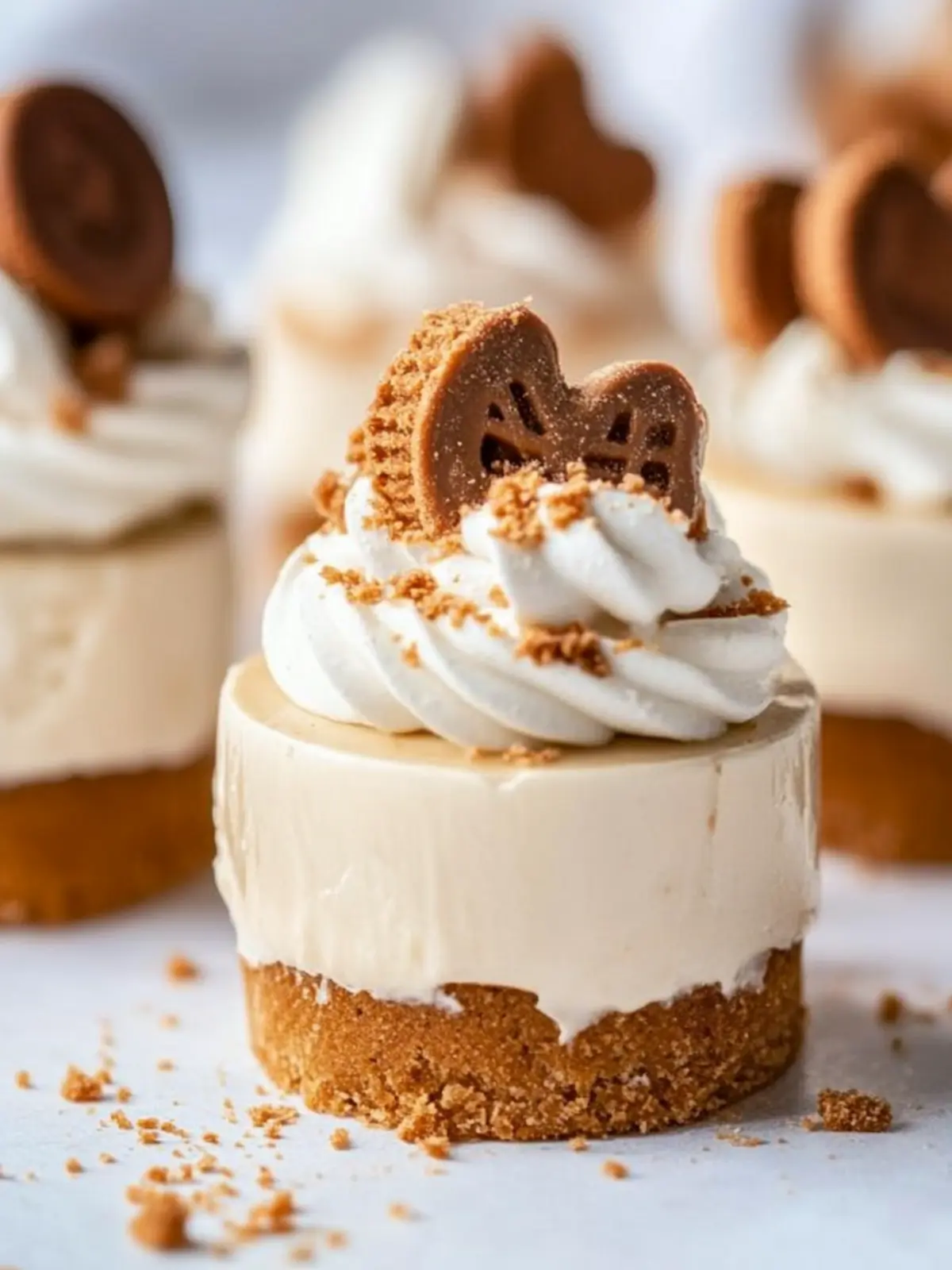 Mini Biscoff Käsekuchen
