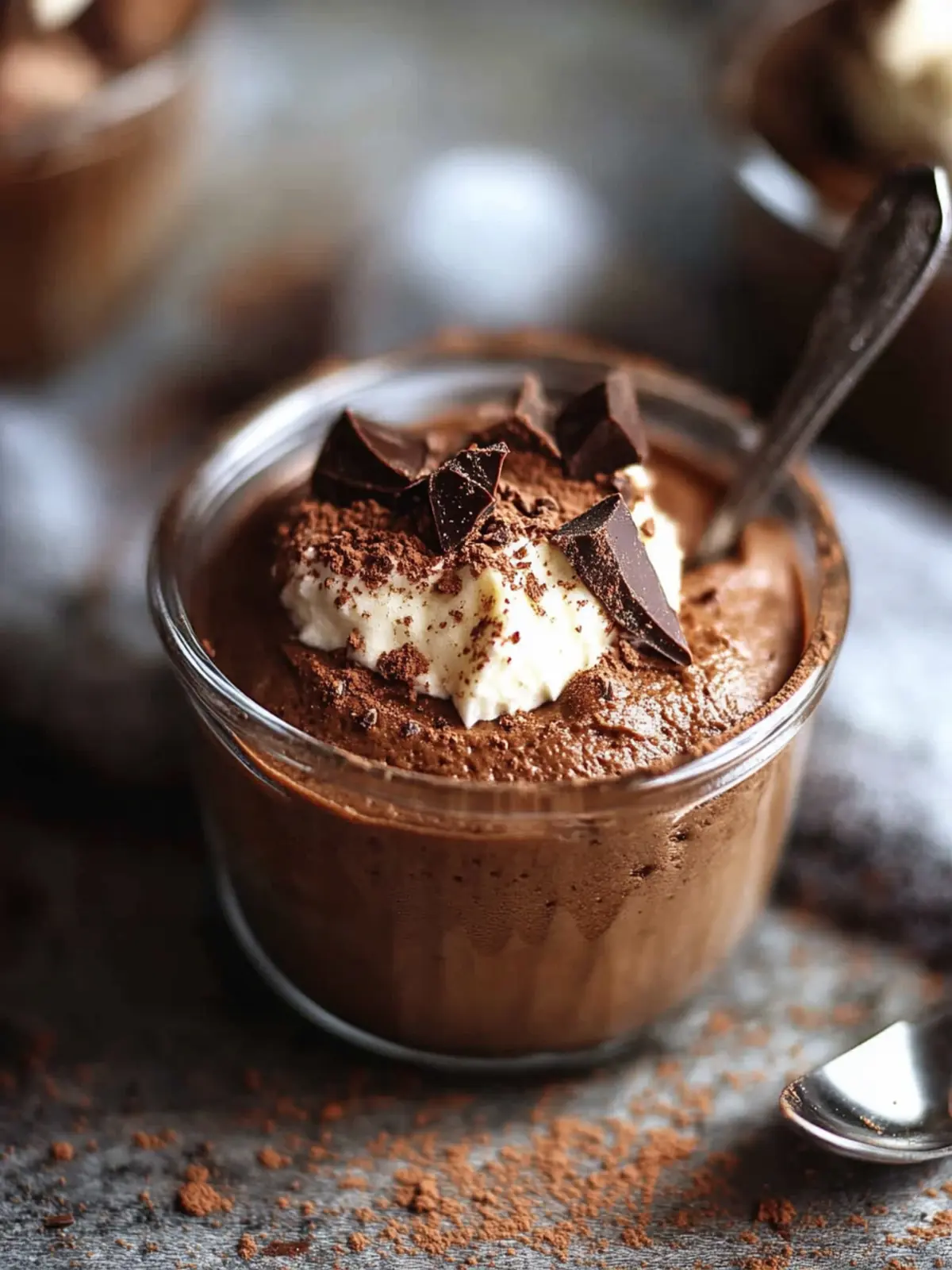 Schnelle 10-Minuten Low Carb Schokoladen-Hüttenkäse-Mousse 2 10-Minuten Low Carb Schokoladen-Hüttenkäse-Mousse