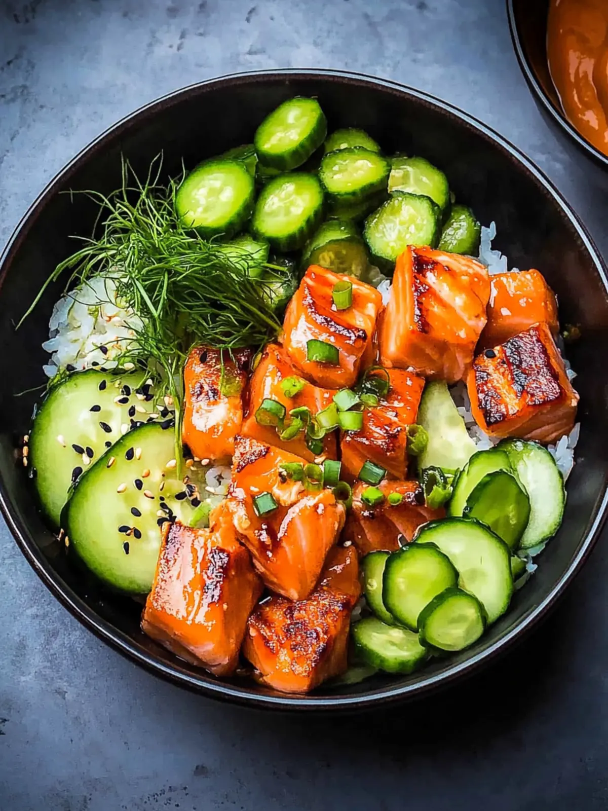 Honig-Sriracha-Lachs-Bowl: Gesund, lecker und kinderleicht! 3 Honig-Sriracha-Lachs-Bowl