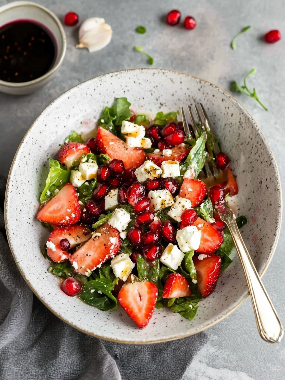 Spargelsalat mit Erdbeeren, Feta & Granatapfel – Frisch und lecker 3 Spargelsalat mit Erdbeeren, Feta & Granatapfel