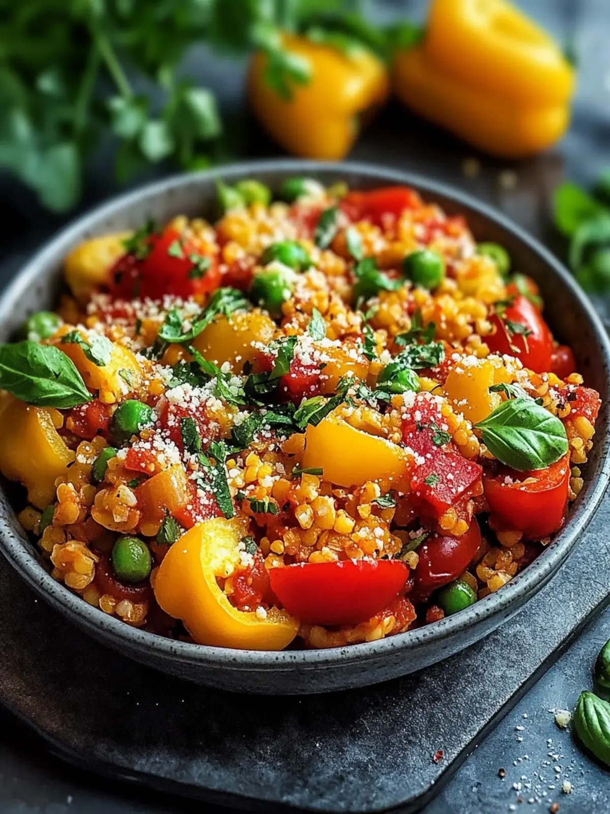 Vegetarische Gefüllte Paprika mit Reis – Bunt & Gesund Genießen 5 Vegetarische Gefüllte Paprika mit Reis