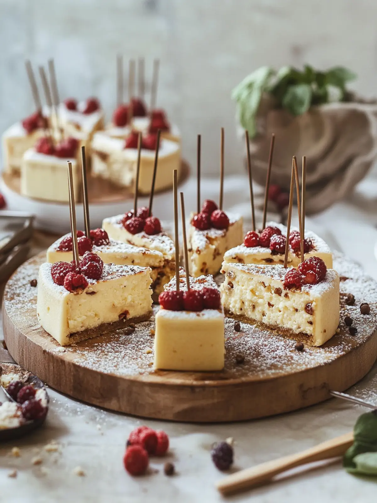 Käsekuchen-Happen: Köstliche Mini-Genüsse für jede Feier 2 Käsekuchen-Happen