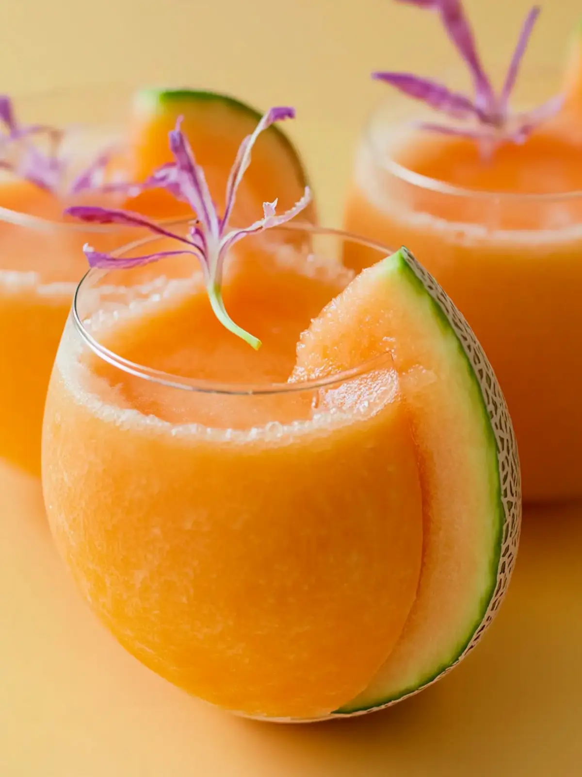 Erfrischender Melone (Filipinischer Cantaloupe-Saft) Genuss 3 Melone (Filipinischer Cantaloupe-Saft)