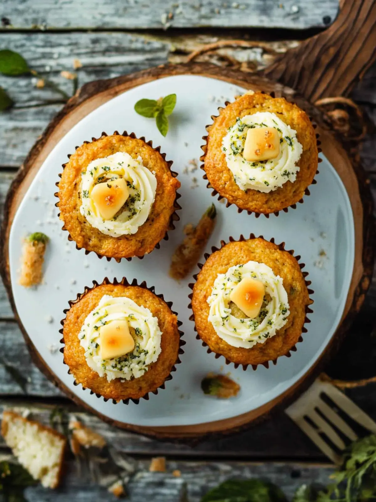 Leckere Rübli Muffins mit Öl und Frischkäse Topping für Ostern 4 Leckere Rübli Muffins mit Öl und Frischkäse Topping