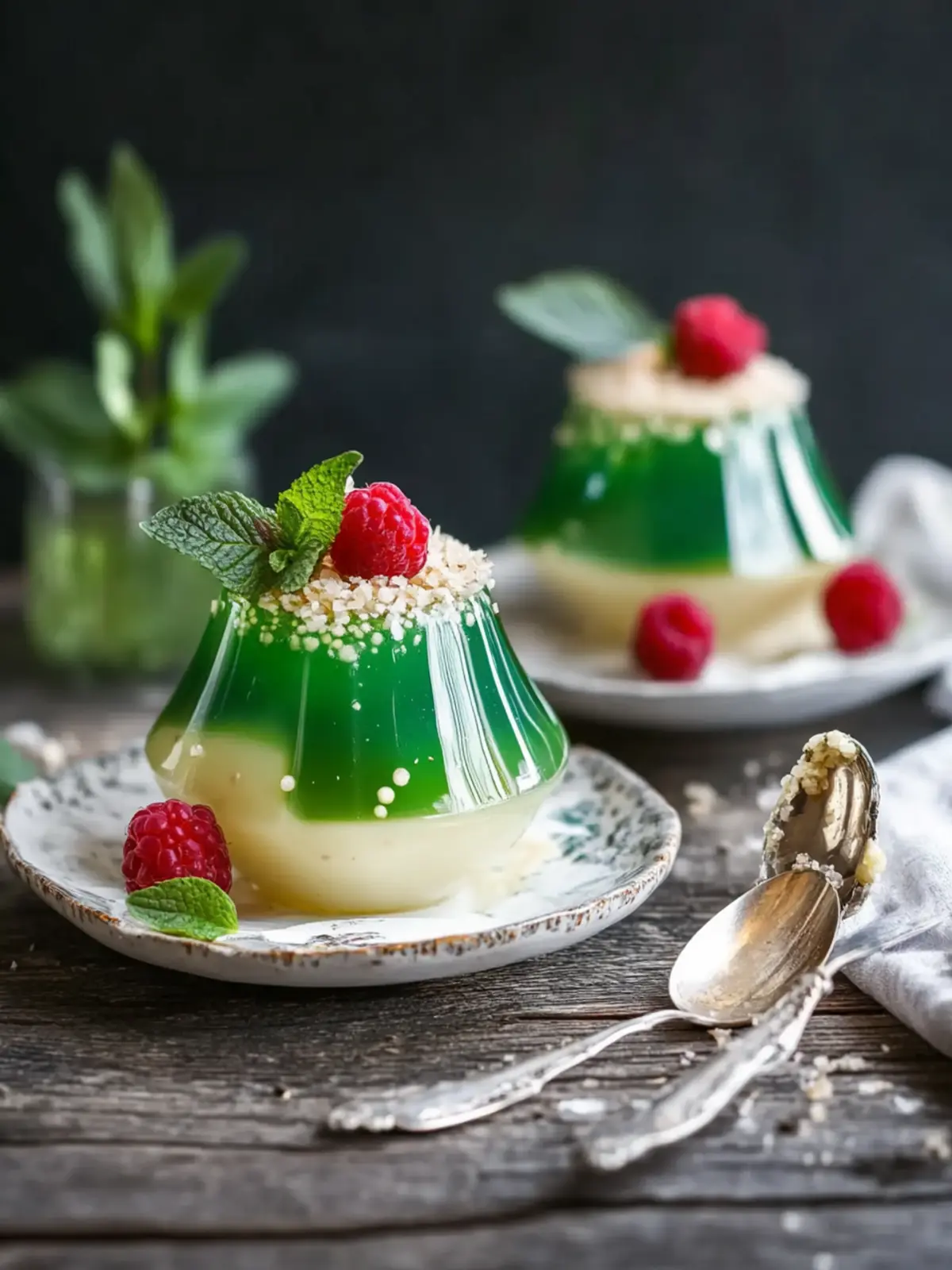 Waldmeister-Wackelpudding: Ein frischer Genuss für Nostalgiker 4 Waldmeister-Wackelpudding