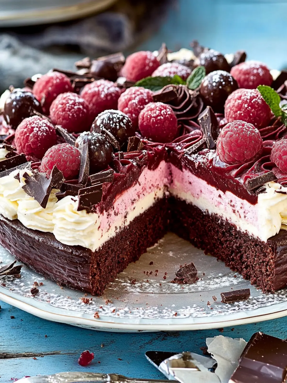 Himbeer-Schoko-Torte: Der perfekte Genuss für Schokoladenfans 2 Himbeer-Schoko-Torte