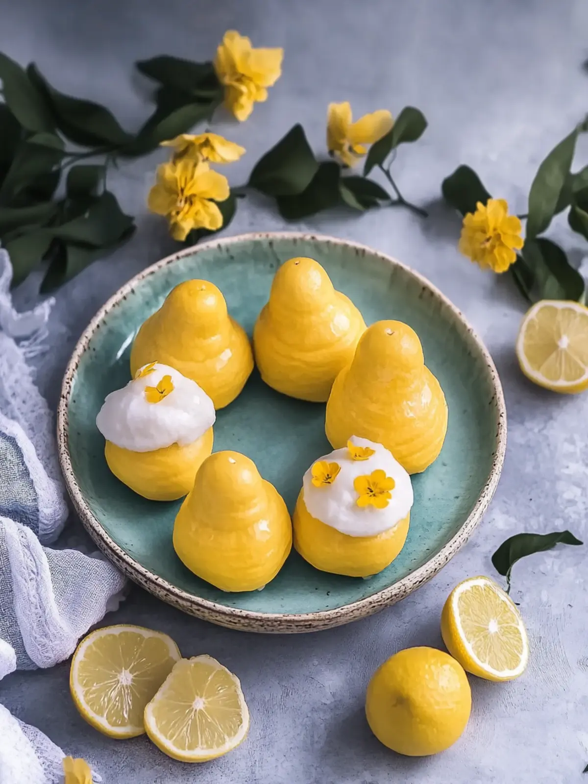 Zitronen Schaumküsse für Ostern: Leichter Genuss für alle! 2 Zitronen Schaumküsse für Ostern