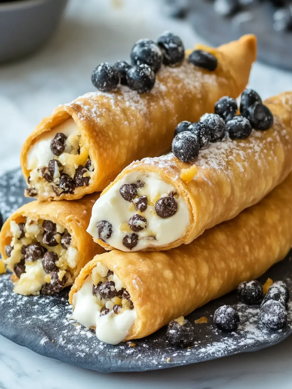Veganer Cannoli: Knusprig mit cremiger Tofu-Füllung 4 Veganer Cannoli