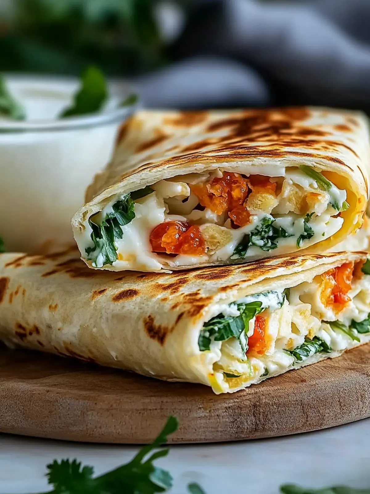 Niedrigkarb Cheesy Knoblauch Hühnchen Wraps in nur 20 Minuten 5 Niedrigkarb Cheesy Knoblauch Hühnchen Wraps