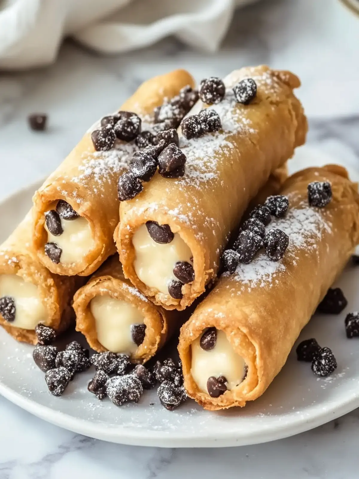 Veganer Cannoli: Knusprig mit cremiger Tofu-Füllung 3 Veganer Cannoli