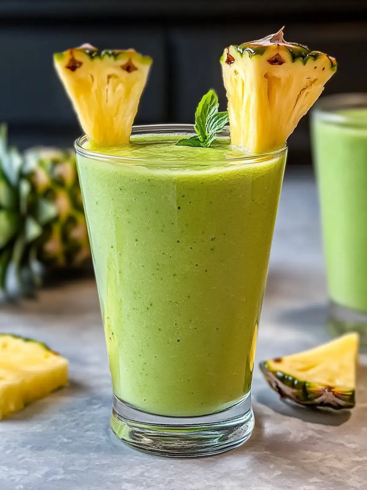 Ananas Grüner Smoothie: Frischer Kick für deinen Morgen 3 Ananas Grüner Smoothie