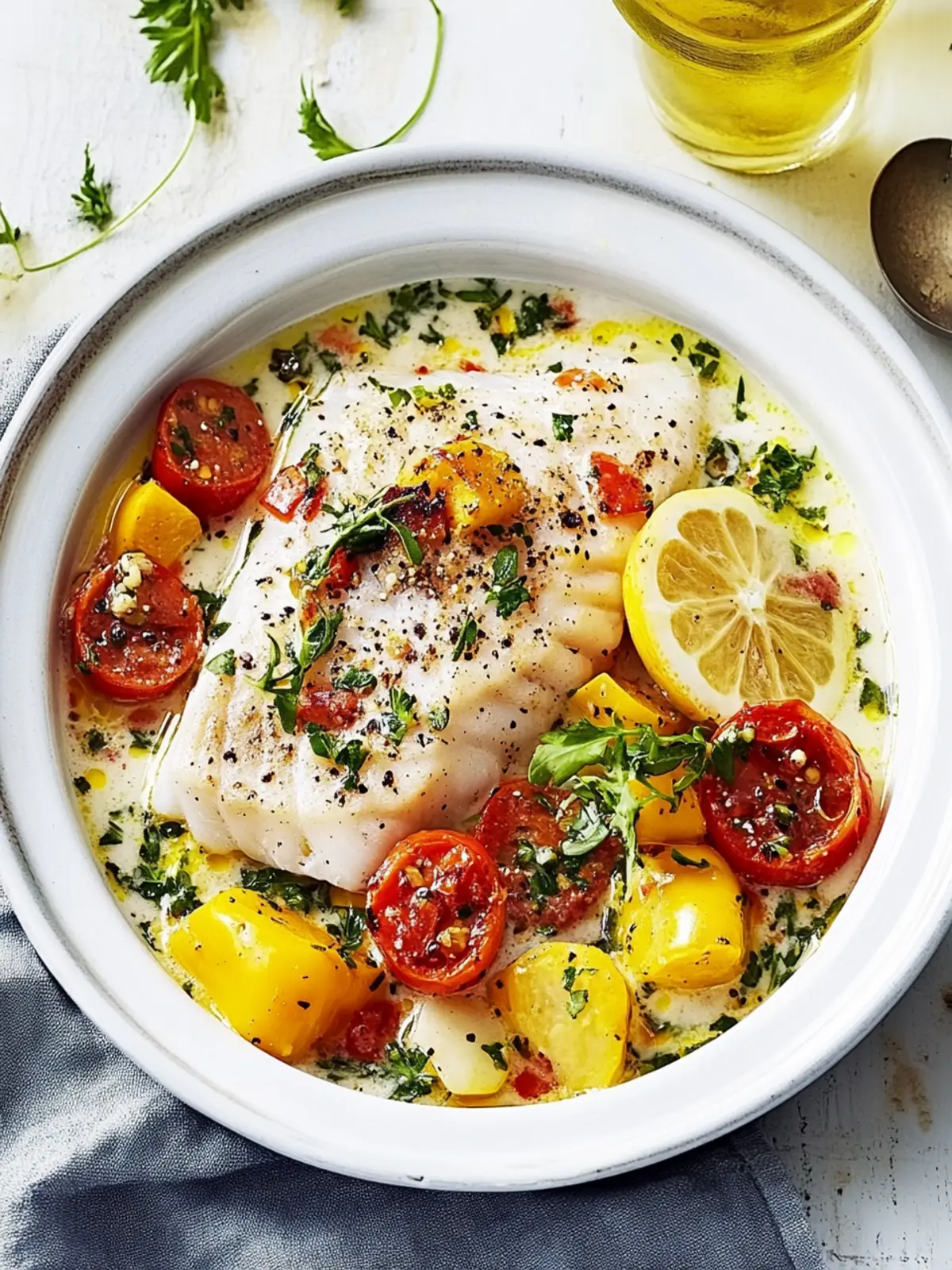 Fisch-Eintopf mit allerlei Gemüse für ein gemütliches Dinner 4 Fisch-Eintopf mit allerlei Gemüse