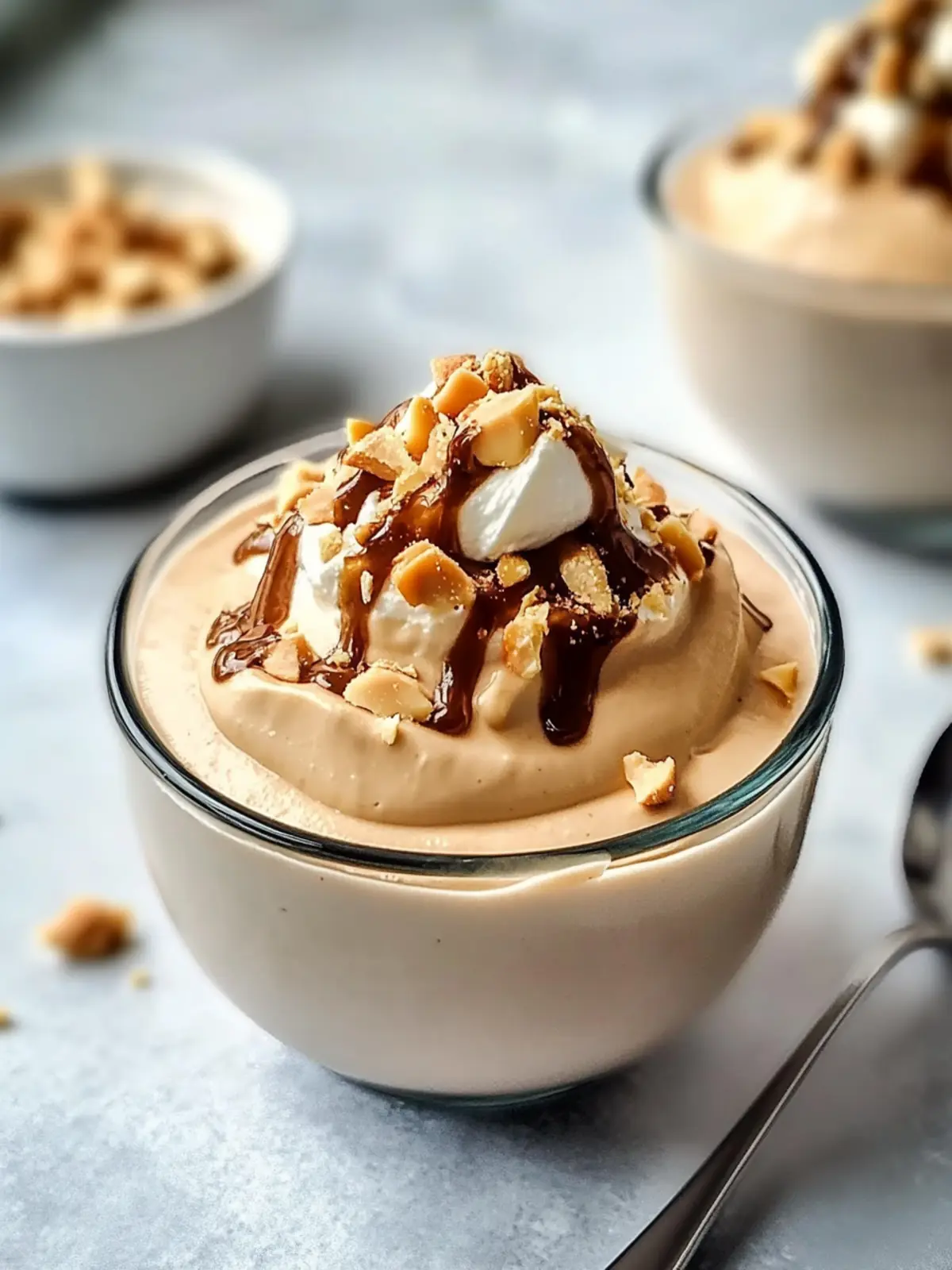 Hüttenkäse Erdnussbutter Mousse in 5 Minuten – Der perfekte Snack 3 Hüttenkäse Erdnussbutter Mousse in 5 Minuten