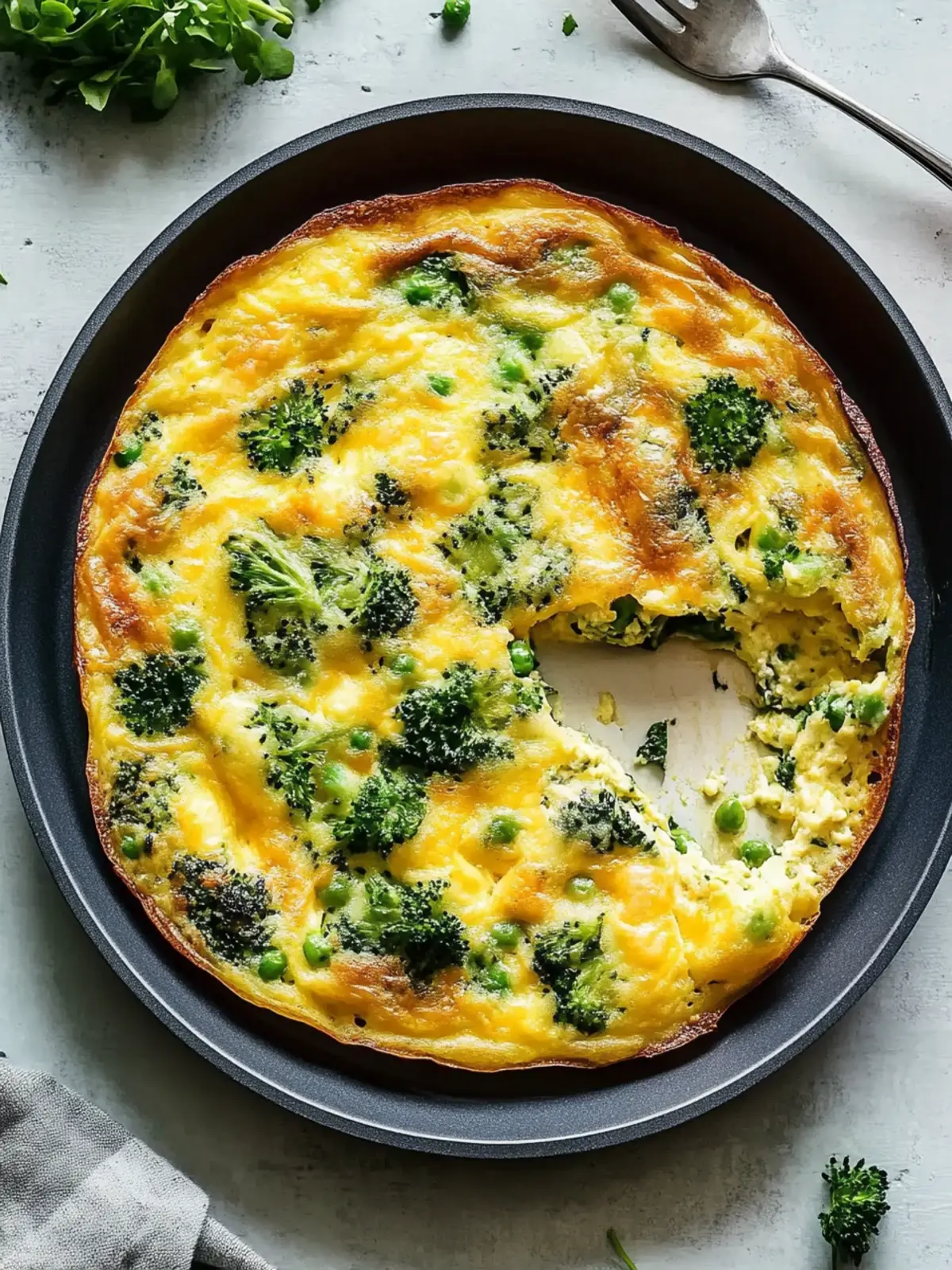 Mundwässernde Brokkoli-Cheddar-Frittata für jede Gelegenheit 4 Mundwässernde Brokkoli-Cheddar-Frittata