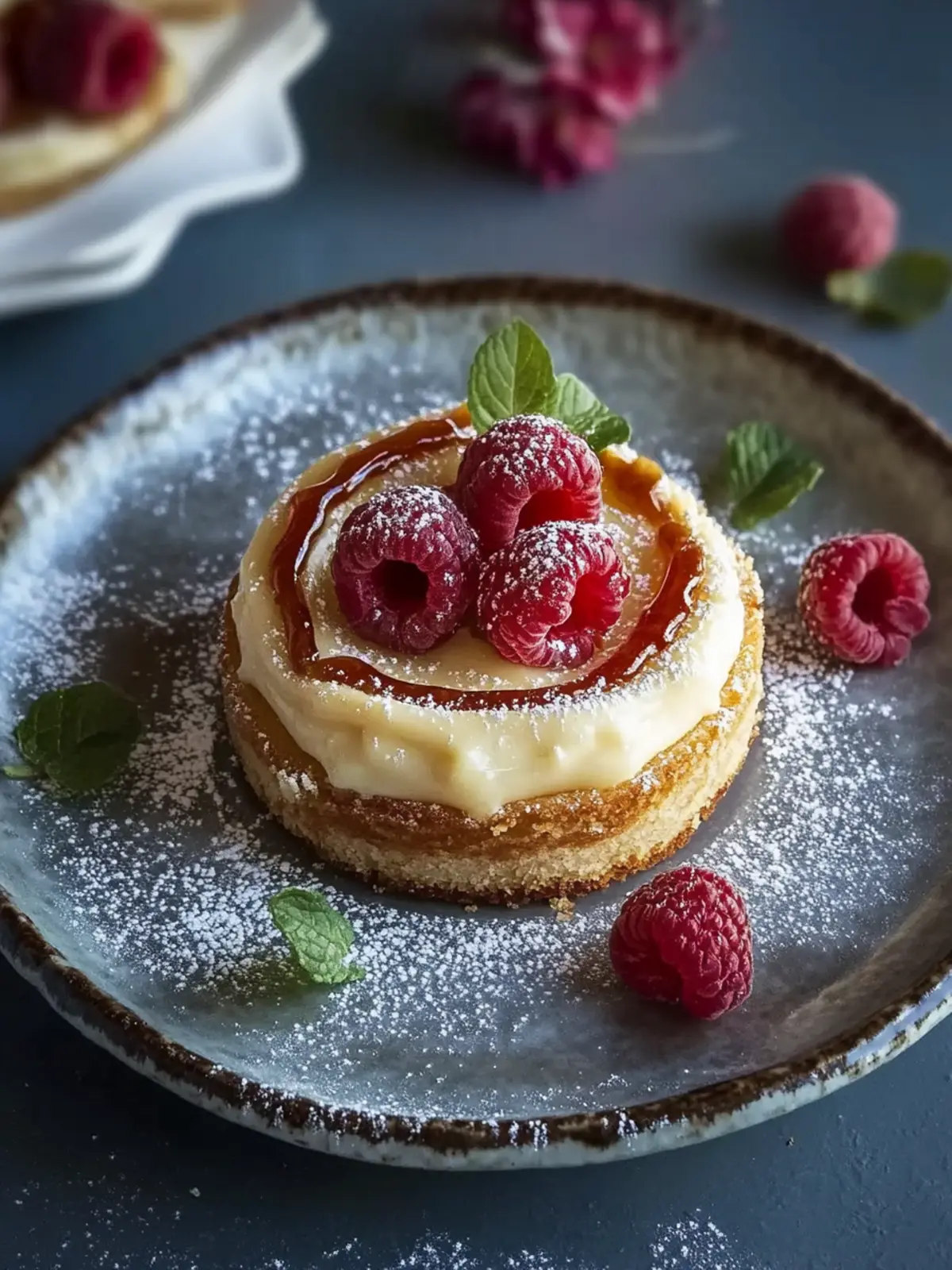 Mini-Zimtschnecken-Käsekuchen: Einfach unwiderstehliches Dessert 4 Mini-Zimtschnecken-Käsekuchen