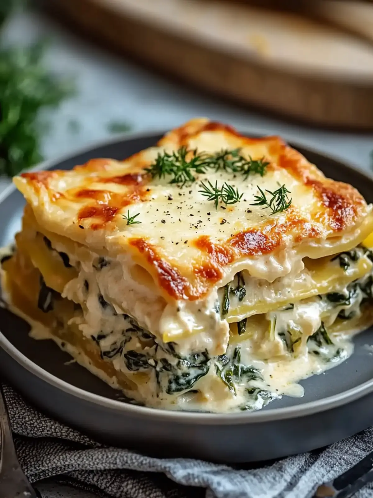 Lachs-Spinat-Lasagne: Gesund und köstlich für die Familie 2 Lachs-Spinat-Lasagne