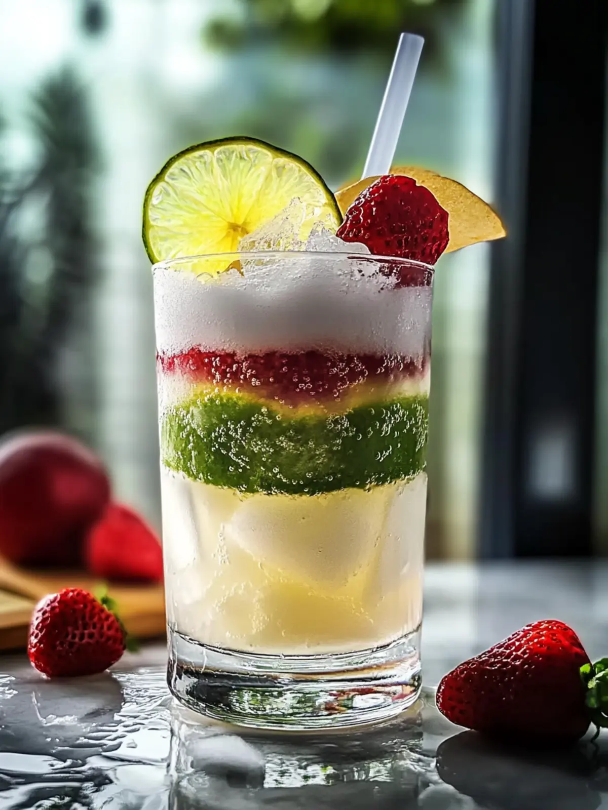 Erfrischendes Lavafluss Getränk: Tropischer Genuss für Zuhause 2 Lavafluss Getränk