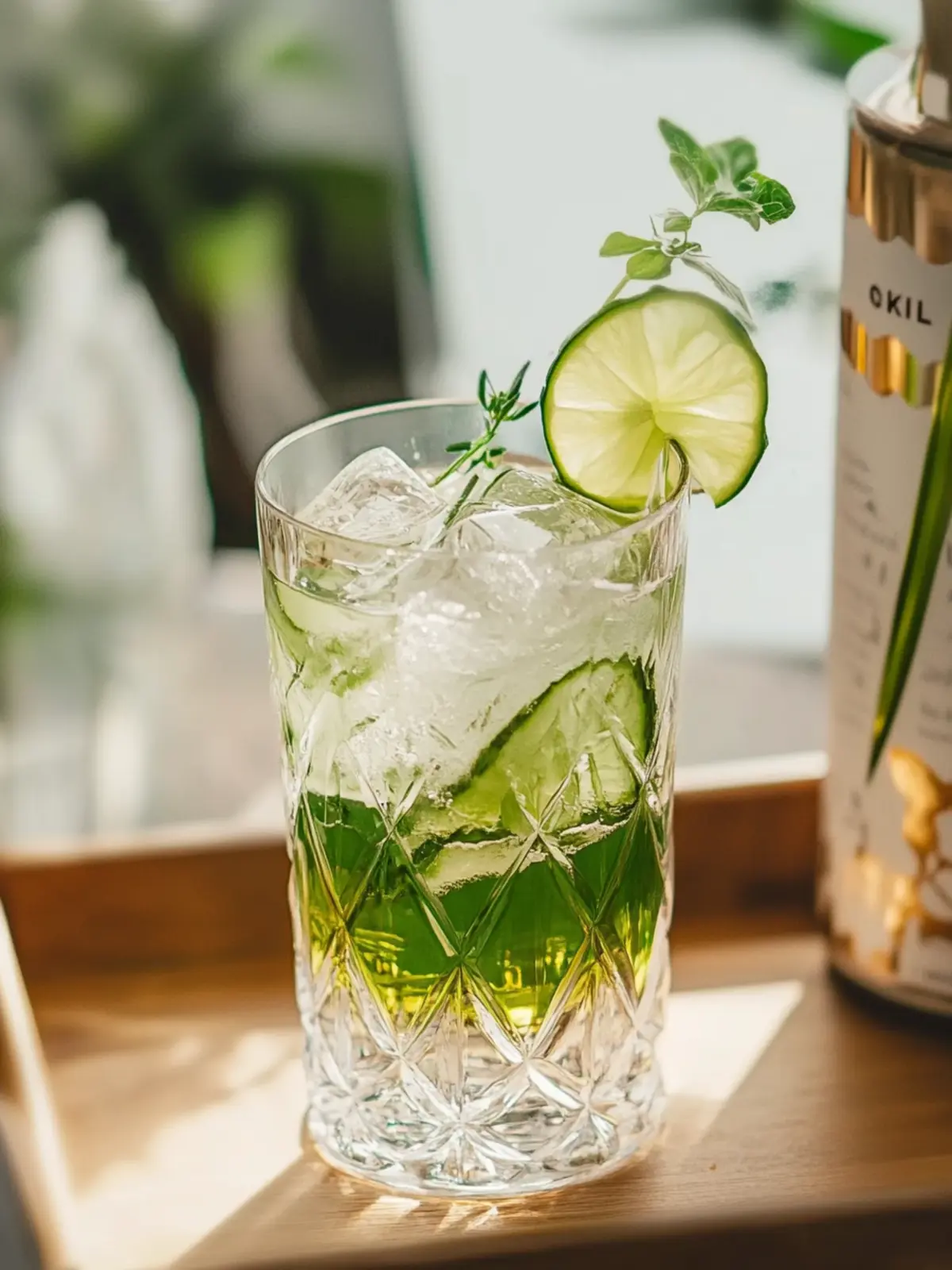 Erfrischender Waldmeister Gin Tonic für warme Sommerabende 3 Waldmeister Gin Tonic