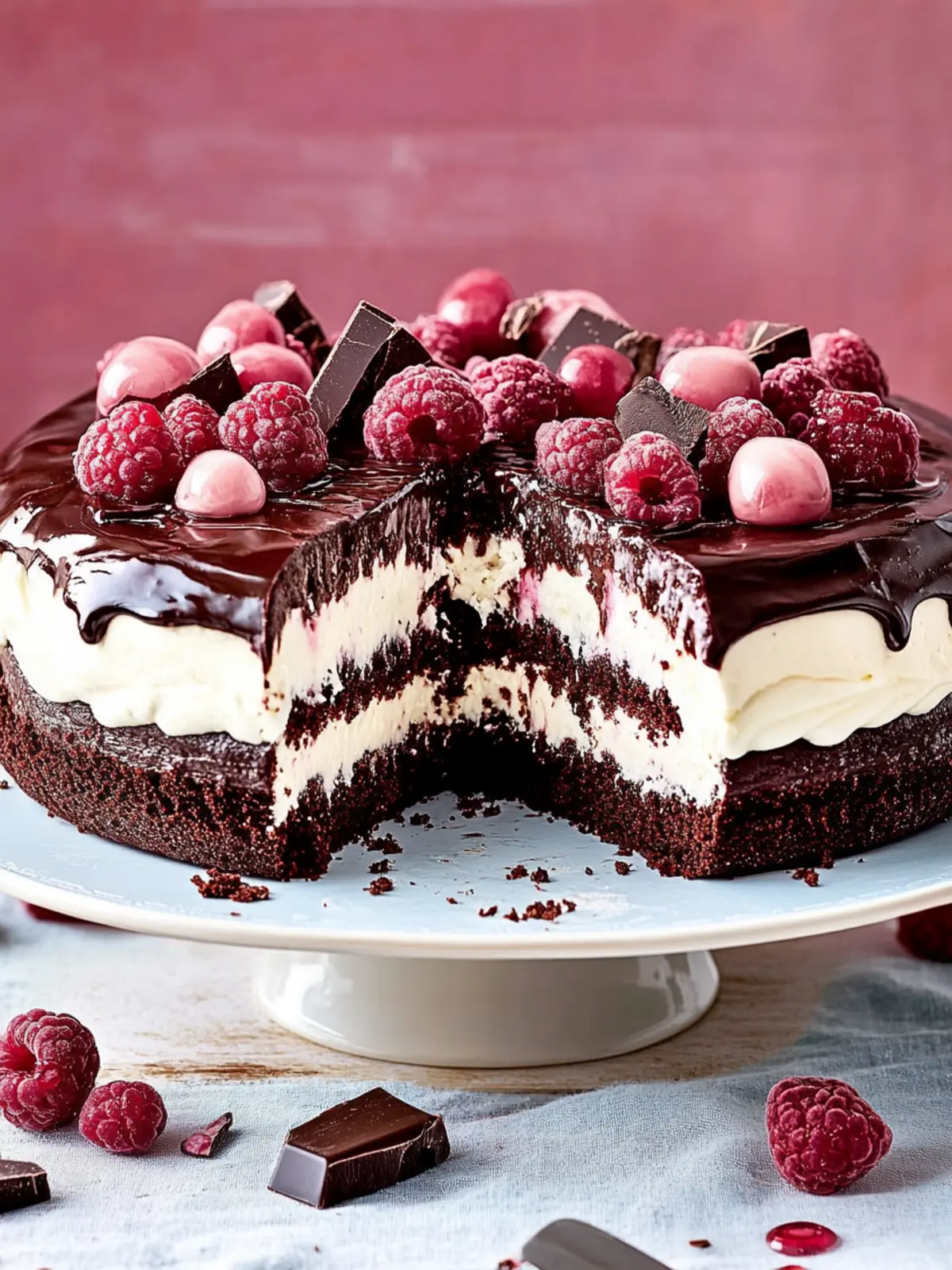 Himbeer-Schoko-Torte: Der perfekte Genuss für Schokoladenfans 3 Himbeer-Schoko-Torte