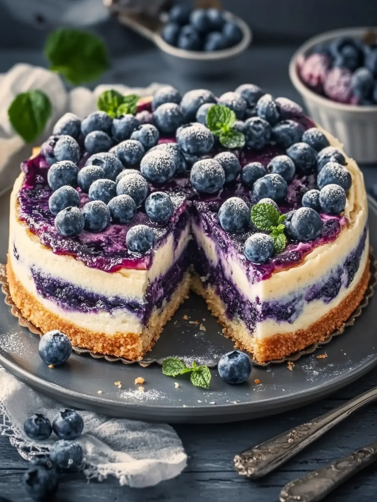 Heidelbeer-Eierlikör-Torte: Ein Fest für deine Geschmacksknospen 2 Heidelbeer-Eierlikör-Torte