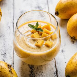 Gesunder Mango- und griechischer Joghurt-Smoothie für heiße Tage 2 Gesunder Mango- und griechischer Joghurt-Smoothie für heiße Tage