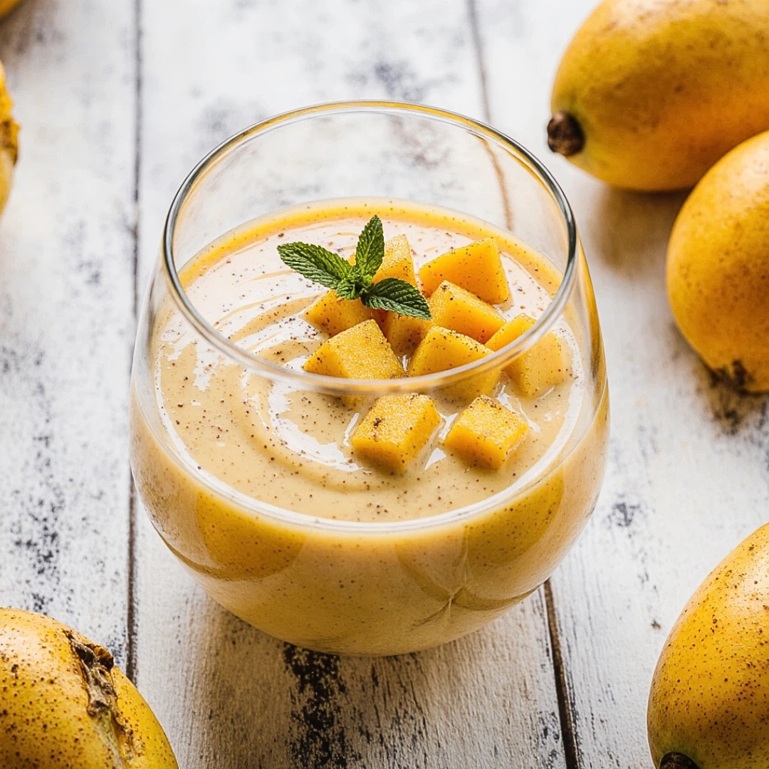 Gesunder Mango- und griechischer Joghurt-Smoothie für heiße Tage 3 Gesunder Mango- und griechischer Joghurt-Smoothie für heiße Tage