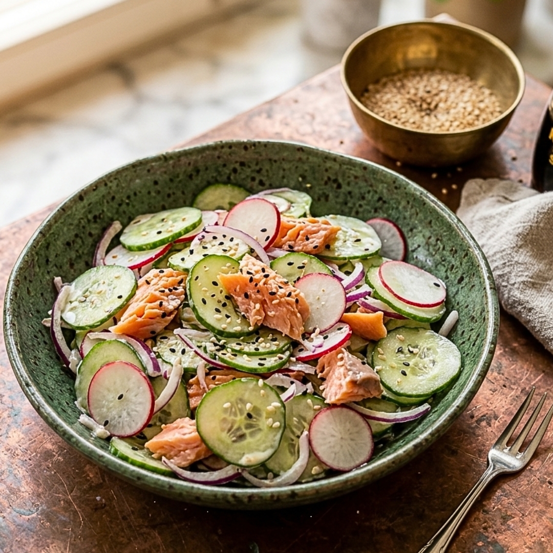 Sushi Salat mit Stremellachs in 10 Minuten – Gesund & Lecker! 3 Sushi Salat mit Stremellachs in 10 Minuten – Gesund & Lecker!