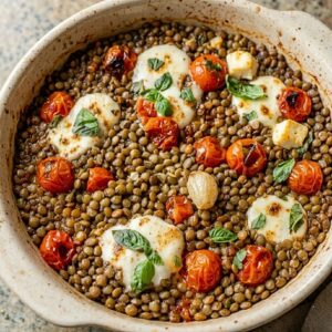 Leckere Pfannenlinsen mit Tomaten und Mozzarella für jeden Tag 2 Leckere Pfannenlinsen mit Tomaten und Mozzarella für jeden Tag