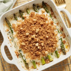 Überbackener Spargel au Gratin mit köstlichem Wisconsin Käse 3 Überbackener Spargel au Gratin mit köstlichem Wisconsin Käse