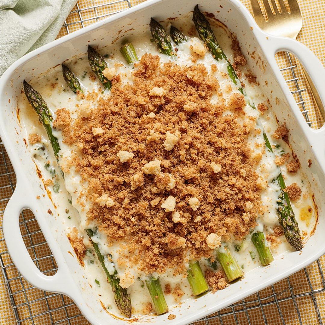 Überbackener Spargel au Gratin mit köstlichem Wisconsin Käse 5 Überbackener Spargel au Gratin mit köstlichem Wisconsin Käse