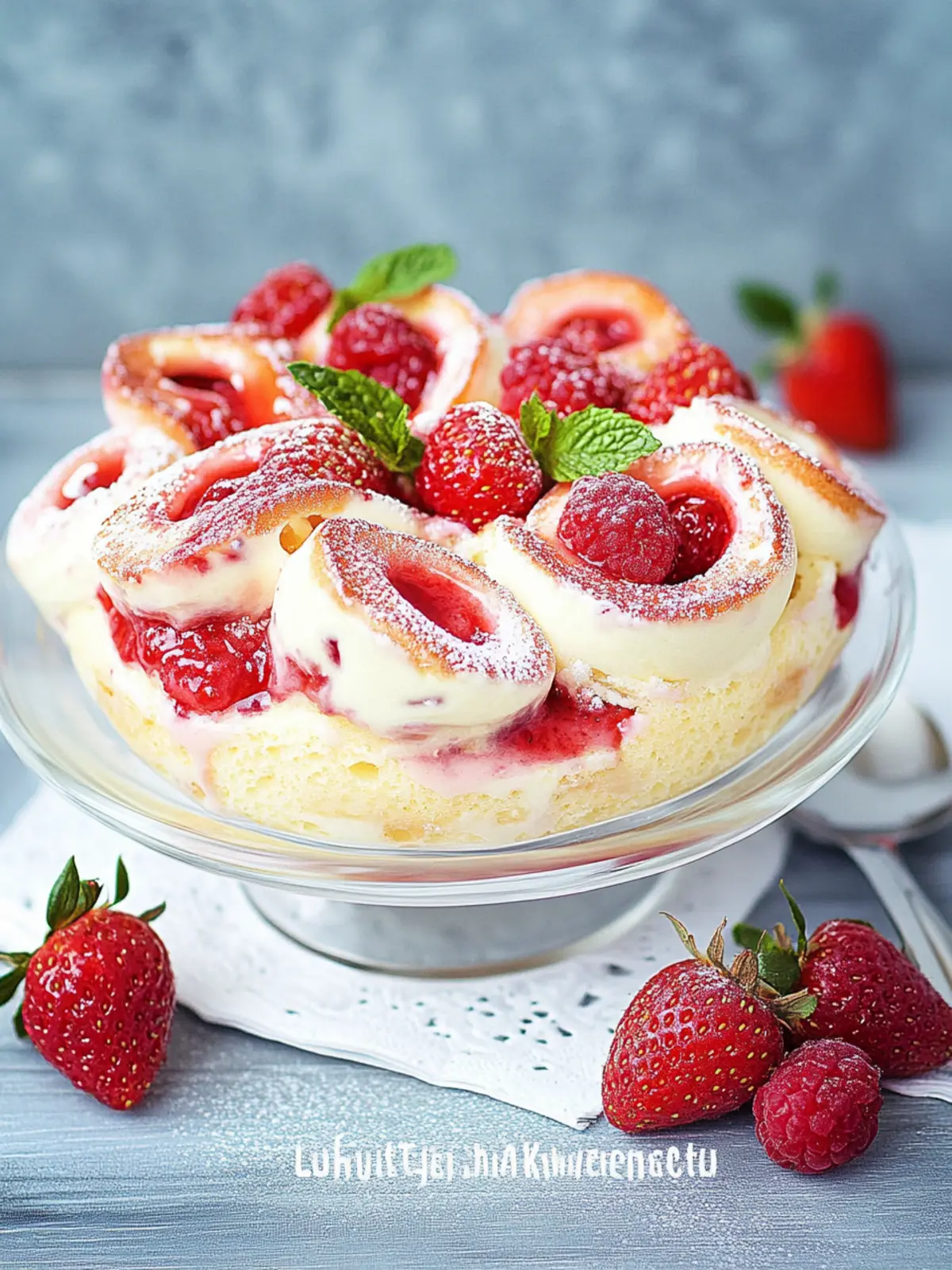 Erdbeer-Pudding-Schnecken: Fluffige Rollen für jeden Anlass 2 Erdbeer-Pudding-Schnecken