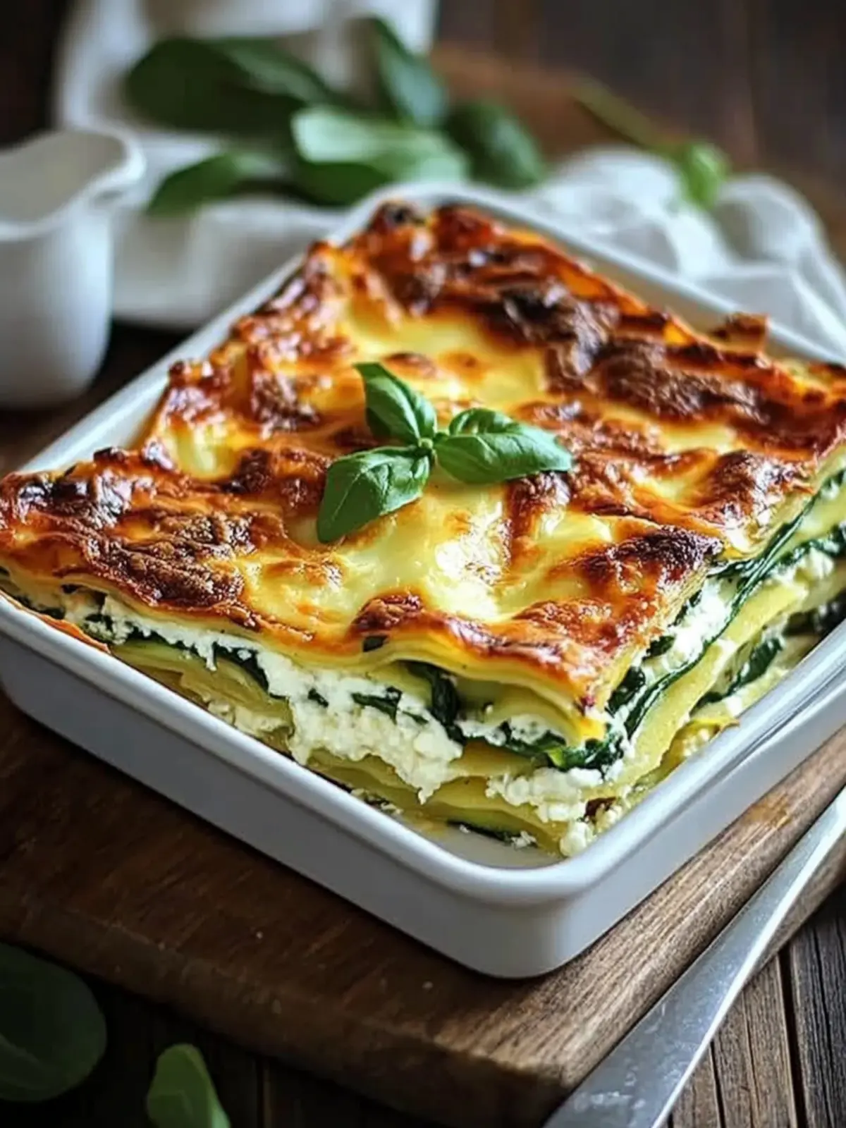 Zucchini-Lasagne Ricotta und Spinat für gesunde Genießer 5 Zucchini-Lasagne Ricotta und Spinat